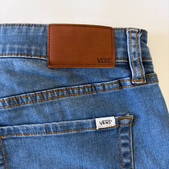 Vans Jean Womens 31 Blue Slim Fit Mid-Rise Stretch Denim - Picture 6 of 13